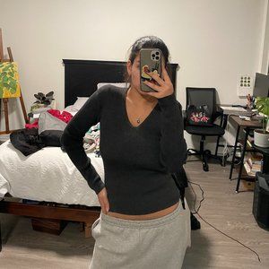 Old Navy Grey Knit Shirt